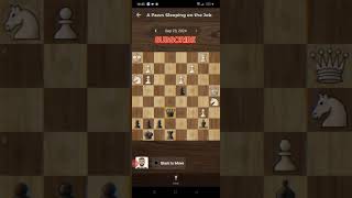 Can you solve this daily chess puzzle faster than me chessgameshortreelsshortpuzzleshortsfun [upl. by Lebana]