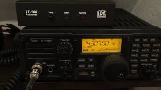 Icom IC7200 demo [upl. by Kcire905]