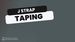 J strap Ankle taping tutorial [upl. by Jeanelle]