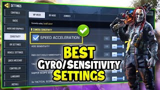 Best SensitivityGyroscope Settings For Cod Mobile MP amp BR Season 5 codm [upl. by Annayt]