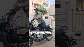 Bullet wants Justice🤣🤣🤣bullet motorcycle bike bikelovers biker sarcasm humour funny [upl. by Einhpad798]