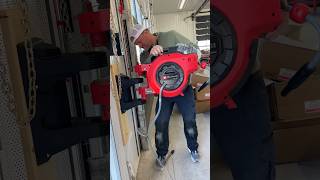 Installing the new ​⁠einhellcanada cordless water hose reel in the shop [upl. by Converse]