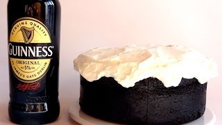 Receta de tarta de chocolate con Guinness  Tarta de cerveza Guinness  Tarta de cerveza negra [upl. by Sal]