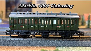 Märklin 4004 Unboxing and Interior Lightbulb 7074 Install [upl. by Azaleah]