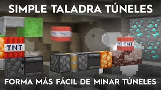 Minecraft Tuneladora de TNT Fácil  Haz Túneles Sin Minar [upl. by Otiv878]