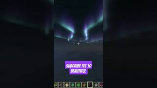 Minecraft chill borealis moments music minecraft shorts 1k chill [upl. by Illom]