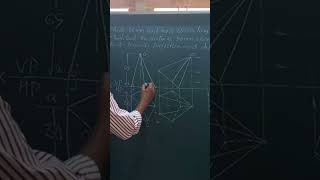 Step 1 Pentagonal Pyramid  engineeringdrawing [upl. by Wendalyn]