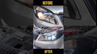 Skoda Rapid LED Lighting Upgrade for Enhanced Visibility by Team Car Affair automobile [upl. by Weksler]