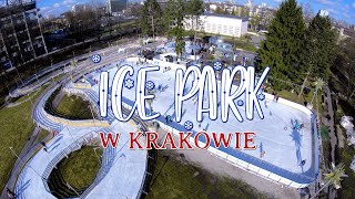 Lodowisko Ice Park Kraków  Park Jordana  4K [upl. by Ronym885]