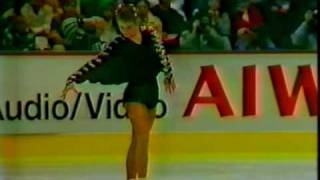 Katarina Witt GDR  1986 World Figure Skating Championships Ladies Long Program [upl. by Eillek572]