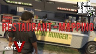 GTAV StateV  Restaurant MAPPING GTA 5 [upl. by Notfa]