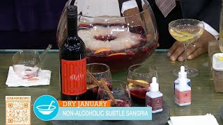 Dry January Mocktails on The Today Show  ft Apothékarys Wine Down™ Tincture [upl. by Leamaj]