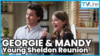 Georgie amp Mandys First Marriage Thanksgiving  Young Sheldon Reunion First Look [upl. by Naol]