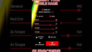 Free fire best headshot setting😱🤫 freefire foryoupage shortsfeed ytshortsindia [upl. by Theadora]