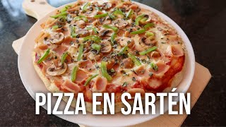 Como Hacer PIZZA en SARTÉN 😊🍕 [upl. by Eilojne]