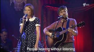 The Sound of Silence  Emma Louise amp Husky Gawenda on RocKwiz with Lyrics [upl. by Acirtap365]