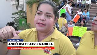 RTGnoticias  Manifestación de docentes agremiados al SUSPEG [upl. by Feigin]