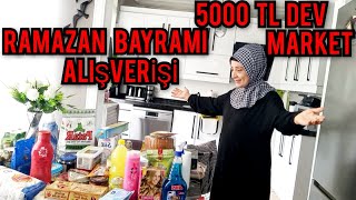 5000 TL DEV RAMAZAN BAYRAMI ALIŞVERİŞİ❎BOL YEŞİLLİKLİ 7 ÇEŞİT İFTAR MENÜSÜ✅GELİN BİRLİKTE YAPALIM💲 [upl. by Sargent778]