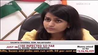 Saumya Sharma IAS interview on NDTV 24x7 [upl. by Xanthus76]