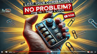 How to Open a Combination Lock When You Forget the Code [upl. by Hilar58]