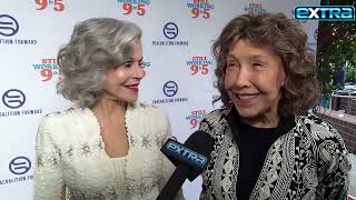 Jane Fonda amp Lily Tomlin REACT to Jennifer Aniston’s ‘9 to 5’ Reboot Exclusive [upl. by Nylarac]