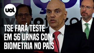 Após ceder aos militares TSE fará teste em 56 urnas com biometria no país [upl. by Axel]