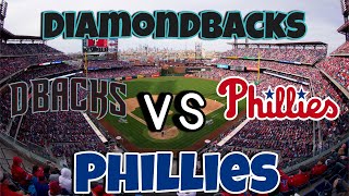 Arizona Diamondbacks vs Philadelphia Phillies  Live Play by Play and Reactions [upl. by Nerual]