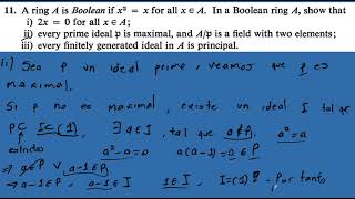 Anillos booleanosÁlgebra conmutativa111 [upl. by Esirehs430]