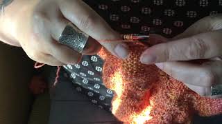 Knitting a Melody Hoffman Plume Shawl [upl. by Iroak506]