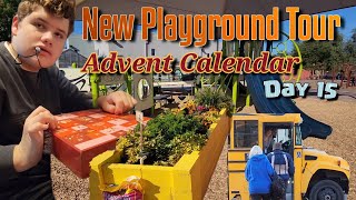 New Playground Tour amp Advent Calendar  Day 15 [upl. by Ydnal]