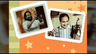 MohammadRafi Sahab And DrK j Yesudas ji mixed song Anuraga Lola gaatri High Quality Images [upl. by Leifer]