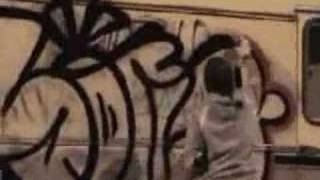 graffiti action 5 van throwie [upl. by Saw]