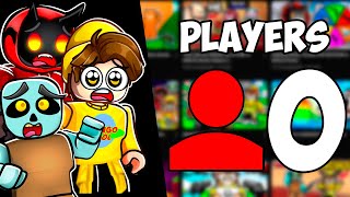 We Played ROBLOX GAMES with 0 PLAYERS [upl. by Scevor]