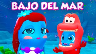 🧜🏾‍♀️ Bajo del mar 🦀 Little Mermaid Disney Spanish Version 🐠 Cute Cover by The Moonies Official [upl. by Solrac519]