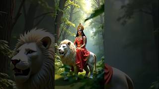 Maa Durgas Divine Power  AIGenerated Animation  Navratri Specialquot shorts ai video [upl. by Lannie]