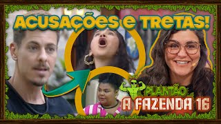 🐔AFazenda16 Tretas Sacha confronta Vanessa e Gizelly cutuca Flora descobre que não é confiável [upl. by Ralip]