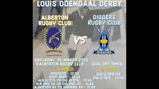 Louis Odendal Derby  Alberton Rugby Club vs Diggers Rugby Club [upl. by Mcdougall74]