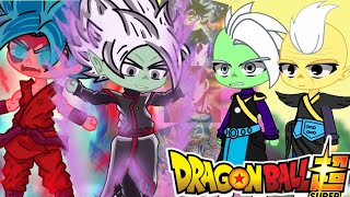 Zamasu and Gowasu react to Goku Black Goku and Zamasu fusion [upl. by Akiram]