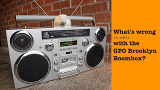 Whats wrong with the GPO Brooklyn Boombox [upl. by Clareta184]