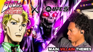 I Reacted To ALL JoJos Main VILLAIN Themes For The First Time While Playing UFC [upl. by Nakashima]