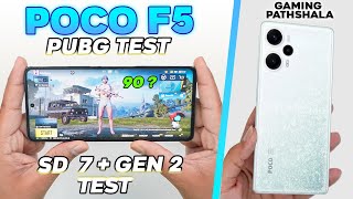 POCO F5  PUBG Test with FPS 🔥 SD 7 Gen 2 Budget Gaming Ka BAAP [upl. by Thaddaus]