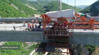 STRABAG  Construction of motorway and Viaduct Babine Rijeka Zenica Bypass Bosnia and Herzegovina [upl. by Ginny]