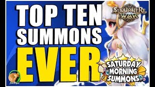 SUMMONERS WAR  TOP 10 SUMMONS OF ALL TIME [upl. by Vona]