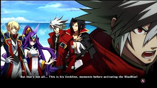 Ragna The Bloodedge spends Christmas Eve with Jin and Saya  Good Ending [upl. by Ymas]