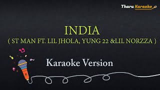 INDIA  Karaoke  RAPHIP HOP Song  Jhola gang karaoke India karaoke song [upl. by Mylo424]