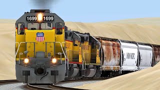 Train Simulator Classic SD402 Somewhere In California [upl. by Teplitz]