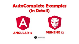 PrimeNG Autocomplete in Angular Application [upl. by Hyacinthie849]