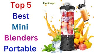 Top 5 Best Mini Blenders Portable [upl. by Tabbie]