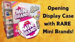 Mini Brands RETRO Display Case Opening [upl. by Terry]