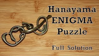 ENIGMA Hanayama Puzzle Full Solution [upl. by Delila13]